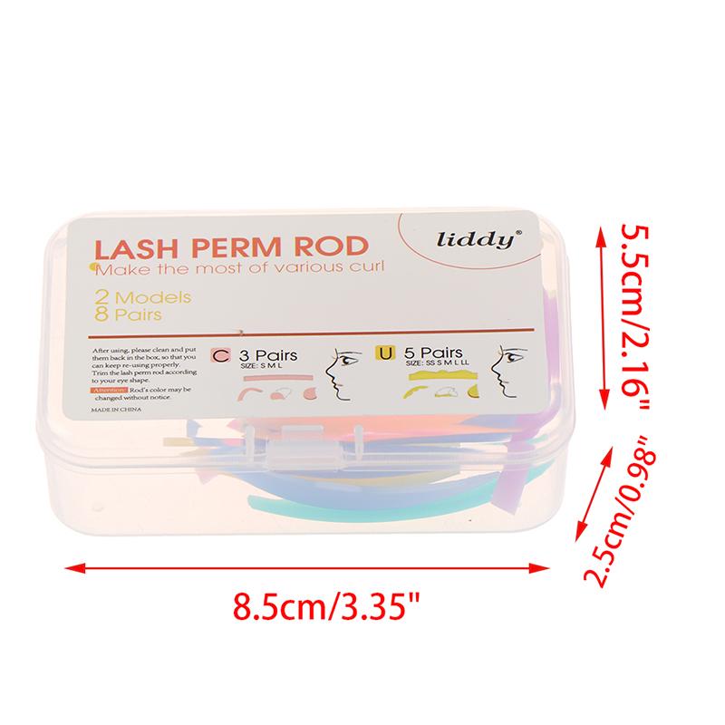 

8 пар средств для укладки ресниц, цветные электрические патчи для ресниц