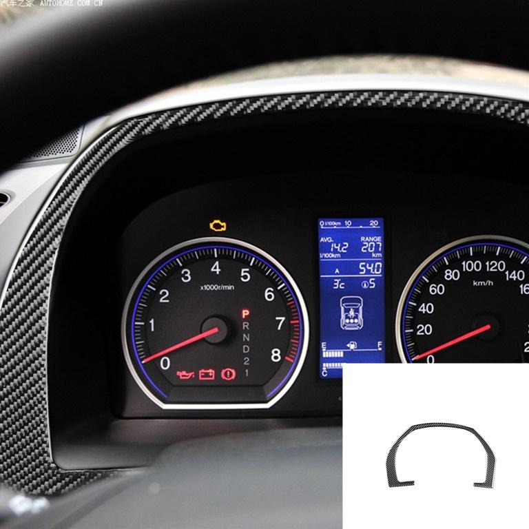 Carbon Fiber For LHD/RHD Honda CRV 2007-2011 Gears Shift Panel Center Decorative Trim Stickers Cars Car-styling