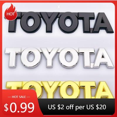 Do Toyoty 2026 Gorące Kołpaki 3D ABS Naklejka na Bagażnik Samochodowy Emblemat Odznaka Naklejki Dekoracja do Toyota Chr rav4 Yaris prius avensi