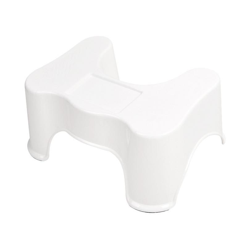 Childrens Bathroom Toilet Plastic Step Stool The Elderly Women Anti-Slip Plastic Square Stool Multifunctional Step Stool,Brown