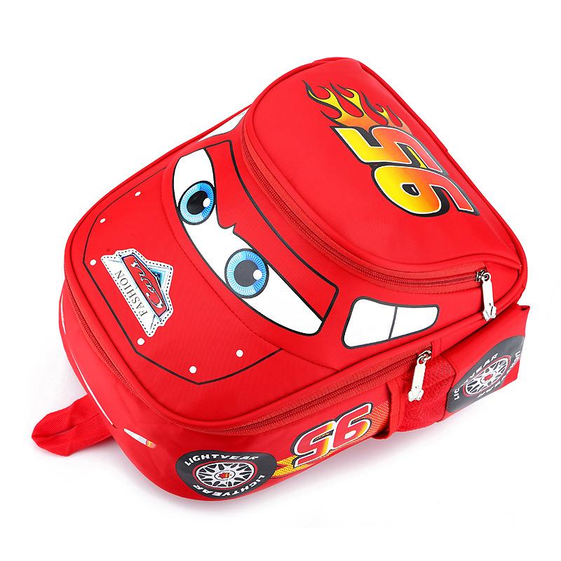 Disney Lightning McQueen Auto Grafik Spritzwassergeschützt Leicht Kinder und Jungen Rucksack