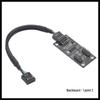 Adaptador DuPont USB 1 a 2 para Placa Base, Interfaz USB 2.0 de 9 Pines a Doble 9 Pines, En Stock