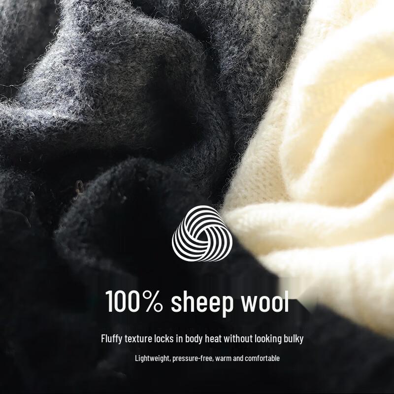 VICTORIA&VERA Dámský svetr z 99% vlny s copánkovým vzorem