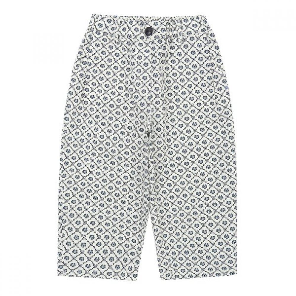 

The Coffee Bean Tea Leaf Ivory Print Barrel Pants Bz22pt03iv 155