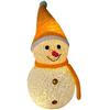 New Christmas LED Light Battery Powered Christmas Snowman Lantern Warm White Snowman Ground Lamp Waterproof Christmas Decoration