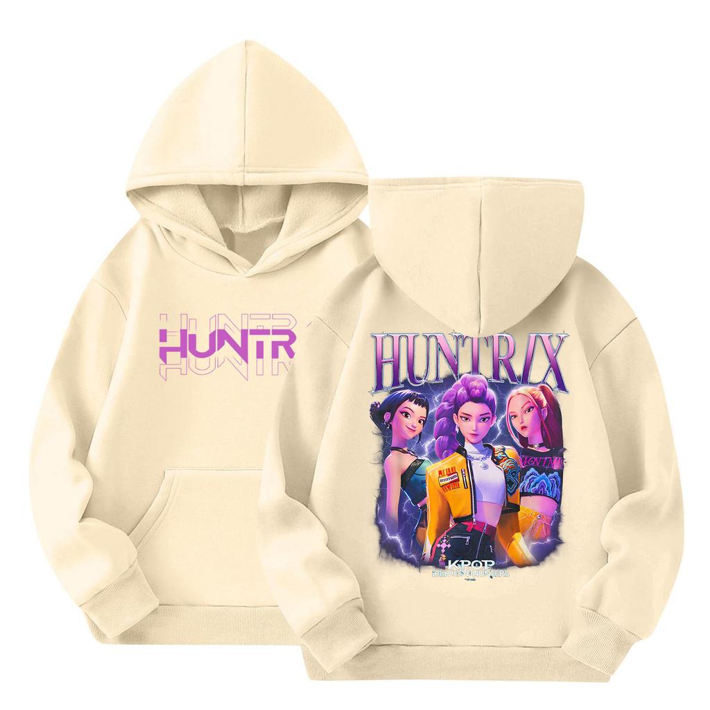 Pulover larg cu mânecă lungă pentru copii, cu imprimeu de litere și glugă cu șnur