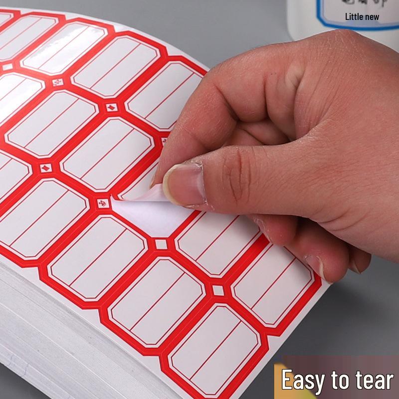 Roztomilé vodotěsné samolepicí poznámkové samolepky - Malé ručně psané štítky