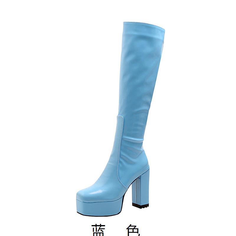 Patent Leather 11.5CM Square Heel