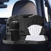 Car Seat Table Foldable Car Table with Cup Holder Automotive Backseat Desk for Laptop Working Dining Eating Adult Travel Road