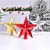 20cm Christmas Tree Topper Star Five-Pointed Star Pendant Ornaments Christmas Decorations For Home Christmas Tree New Year