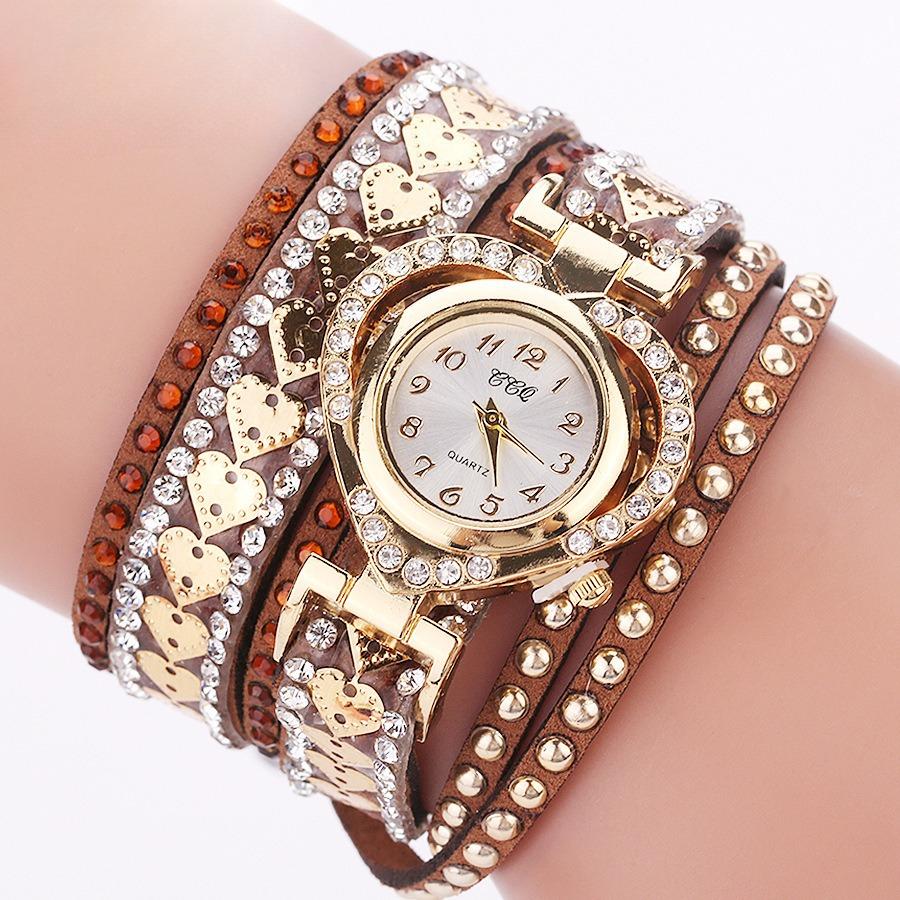 Women Fashion Long Strap Watch Ladies Casual Rhinestone Dress Watch Female Bracelet Wristwatch Relogio Feminino Clock