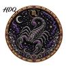 Gwiazdowa Mapa Nieba Strażnika Znak Zodiaku Zestaw Sztucznych Pereł 12 Znaków Malowanie DIY Zestawy Rękodzieła Okrągły 3D Zestaw Ścienny z Konstelacjami dla Dorosłych Ręcznie Robiony Dom