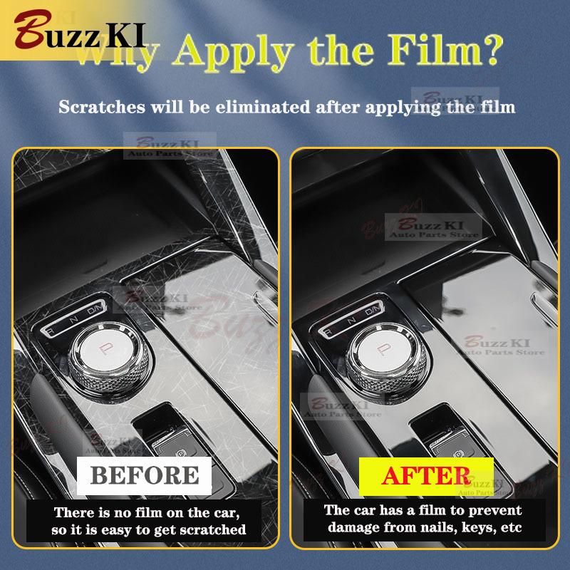 Für BMW X1 iX1 2024 2025 TPU Navigation Schalthebel Mittelkonsole Vorgeschnitten Auto Innenraum Reparatur Schutzfolie Kratzfest Aufkleber