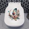 1 Stück Badezimmer Blume Toilette Kunst Wandaufkleber DIY Abnehmbar Schmetterling Wanddekale Selbstklebend Wandtapete Haus Schlafzimmer Dekor