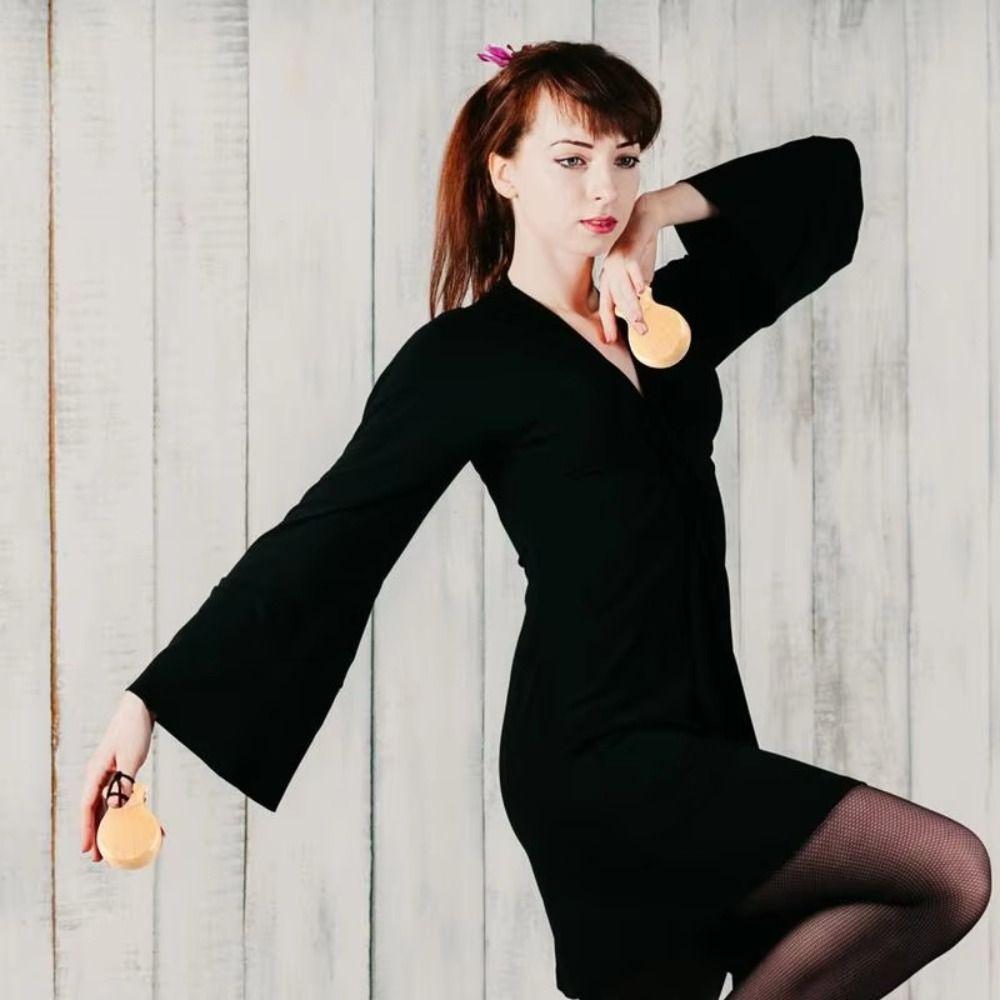 Hand Clapper Flamenco Dance Castanets Traditional Hand Castanets Spanish Castanets  Percussion