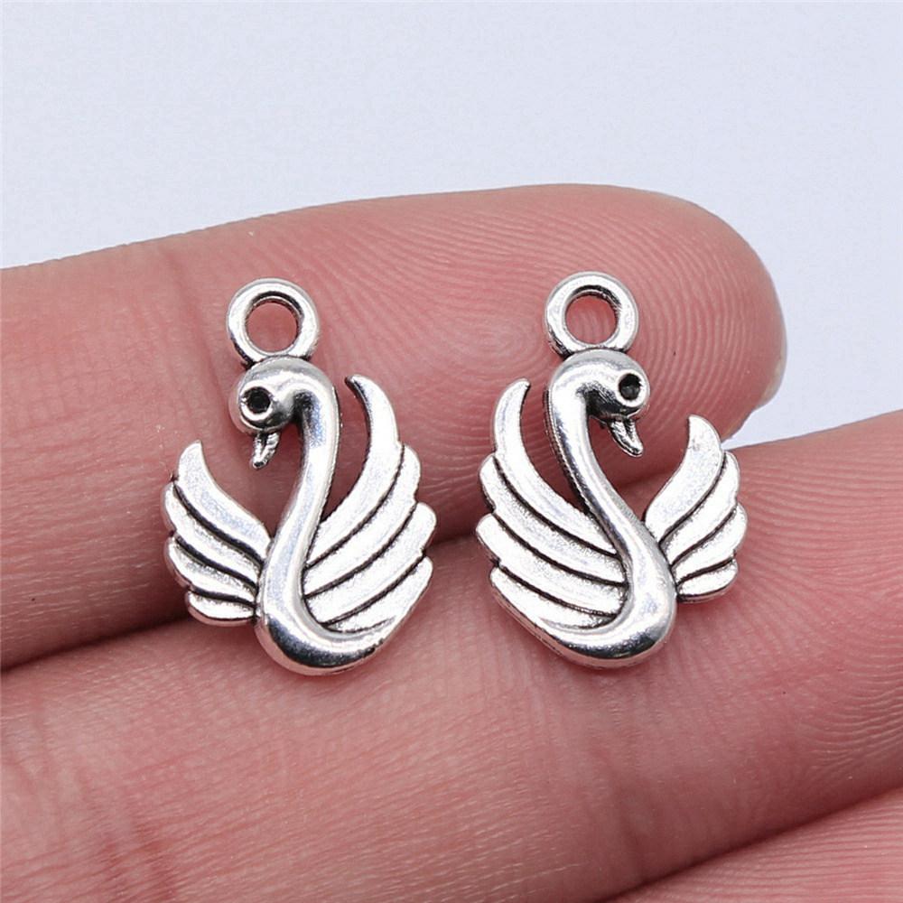 Charms Chicken Duck Goose Pendants Vintage Jewelry Supplies QC027