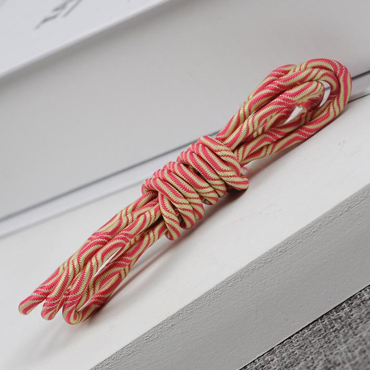 3mm 5Y Elastic Rope Colored Round Elastic Band For Clothing Shoelace Backpack Elastic Twisted Cords Garment Sewing Accessories