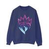 Disney Mens Descendants Pink Crown Sweatshirt
