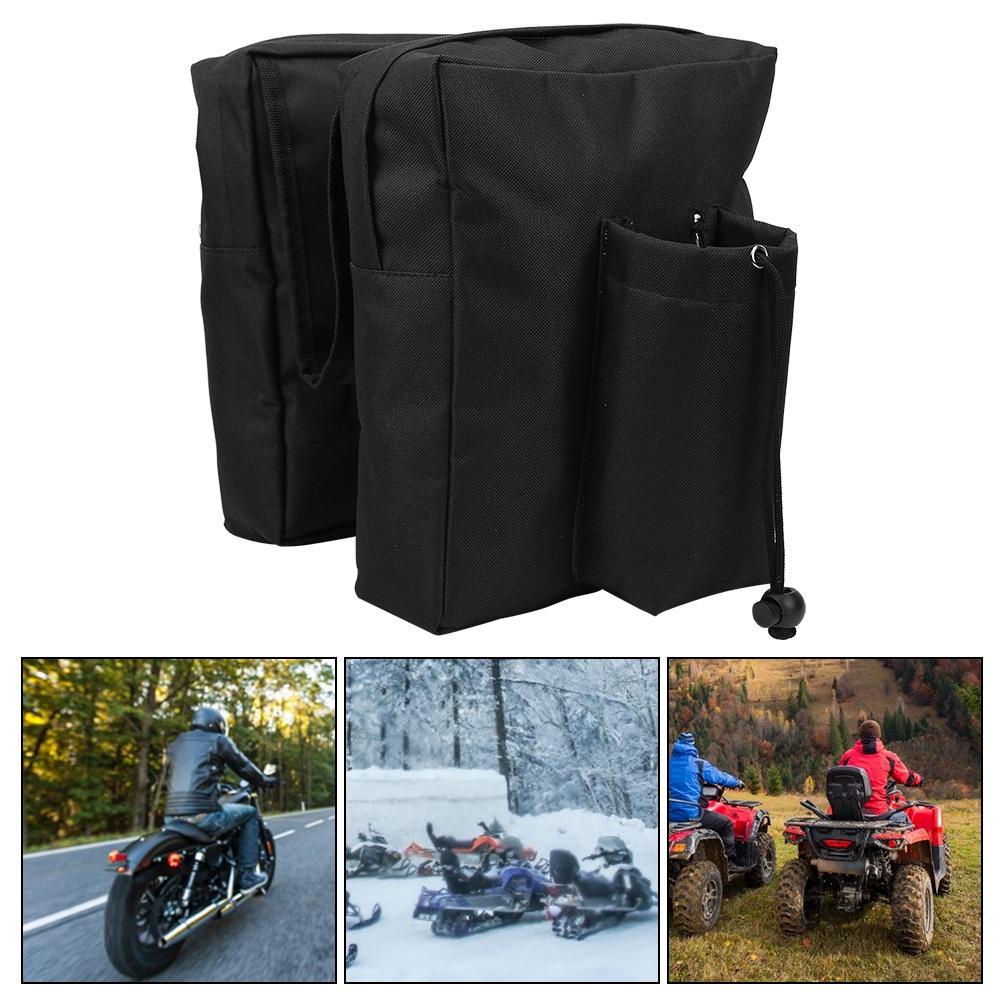 Durable Universal ATV Tank Saddlebag Storage Saddle Bag for ATV S Motorcycles Snowmobiles