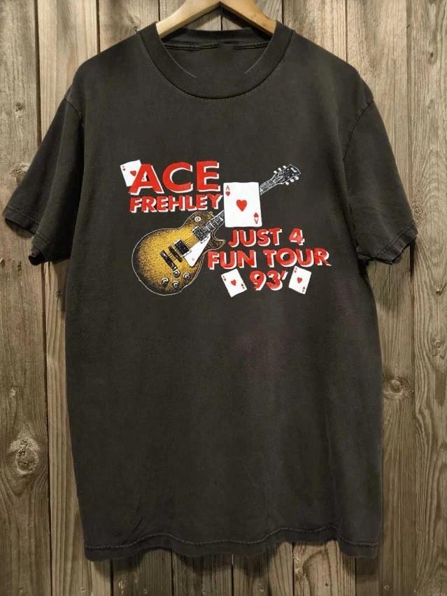 

Vintage Paul Ace Frehley 1993 Tour T Shirt Rock Band S5XL Unisex T-Shirt XXXXL