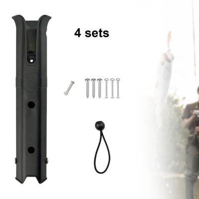 4Pcs Fishing Rod Holders Racks Pole Holder Hanger Organizer