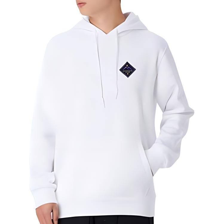 Converse Sweatshirts Men's White Hooded Moderate Regular 10021573-A02