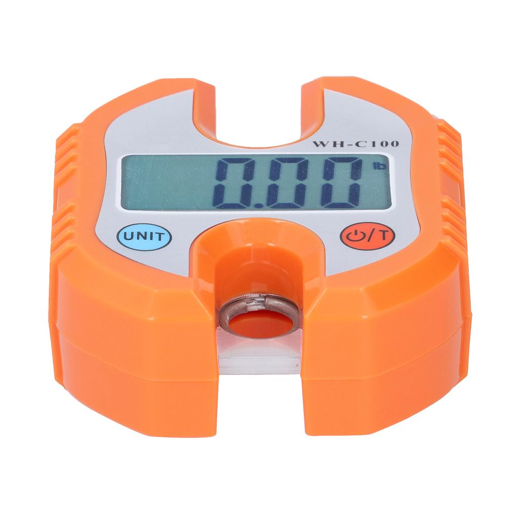 Mini Crane Scale Weighing Hook Hanging Tool with Double Accuracy Display 150kg C100Orange