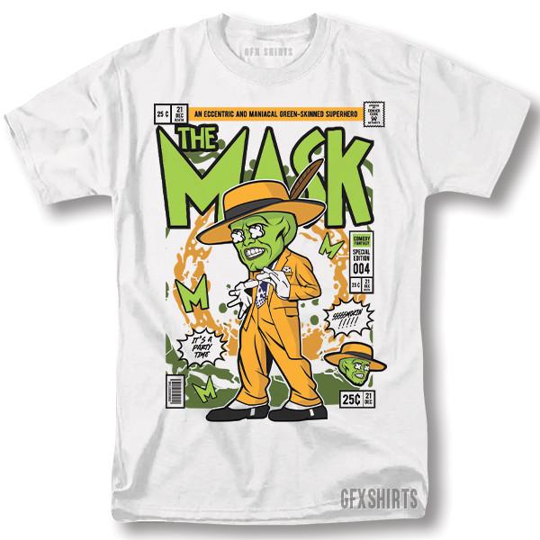 The Mask Shirt Funko Jim Carey Movie Classic Vintage Graphic Design T-Shirt