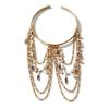 Alloy Material Fringed Arm Ring Punk Style Tassel Arm Ring Stylish Alloy Arm Ring  Women
