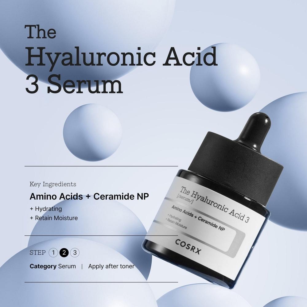 Cosrx The Hyaluronic Acid 3 Serum With Amino Acids + Ceramide Np 0.67 Oz