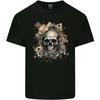 A Poker Skull Playing Cards Unisexs Light Cotton TShirt