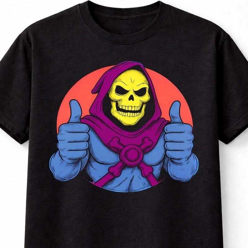 Skeletor Masters of the Universe Unisex T Shirt S5XL He Unisex Villain Retro S