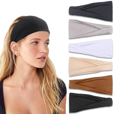 Stirnbänder für Damen, Rutschfest, Premium Dehnbare Stirnbänder Haaraccessoires, Tragen für Yoga, Mode, Training