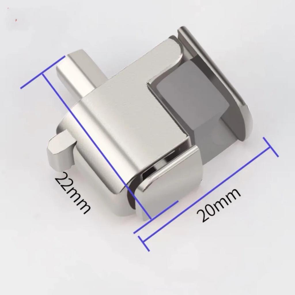 Glass Support Plate Clip Fixed Toggle Buckle Bathroom Glass Fixed Clip Baffle Support Frame Bracket