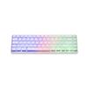 Clavier Gamer - Membrane - The G-Lab - KEYZ HYDROGEN WL - Rétroélairage arc-en-ciel - Sans fil - Semi mécanqiue - Azerty - Blanc