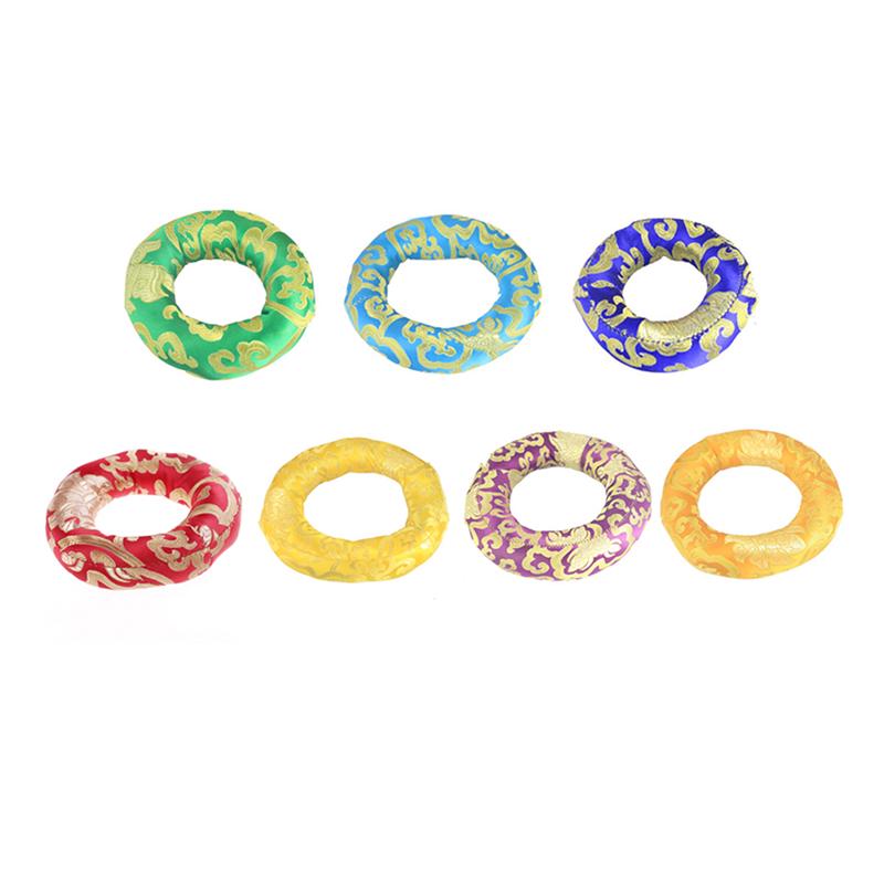 Tibetan Singing Bowl Mat Himalayan Hammered Chakra Meditation Religion Belief