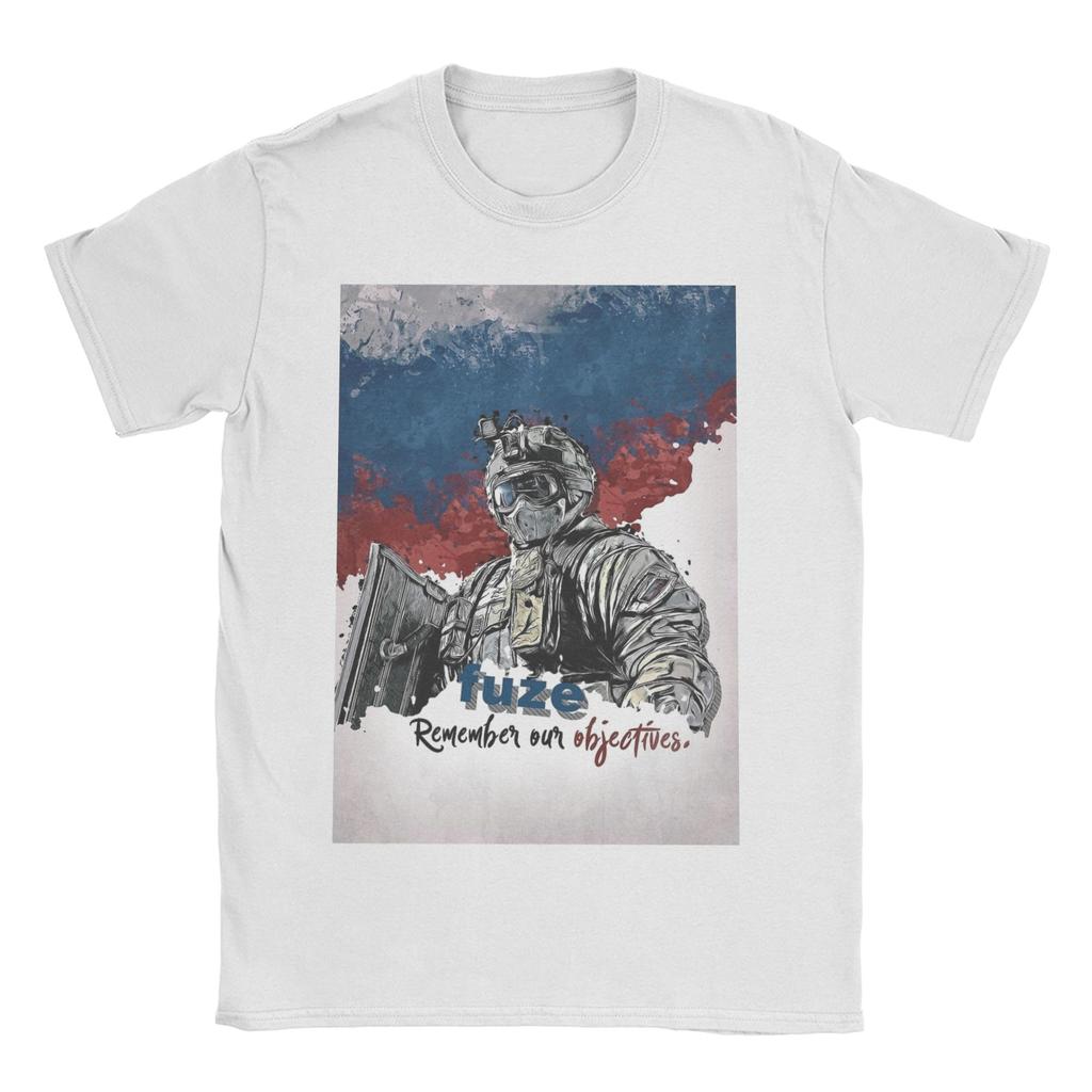 Unisex Womens Funny Tachanka Lord Fuze Game Art T Shirt Cotton Clothes Casual Short Sleeve Crewneck Tee Shirt Gift Idea TShirts