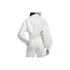 Nike Sportswear Tech Fleece Solid Color Loose Fit Cropped Jacket Women Jackets Light-Grey FN2524-013