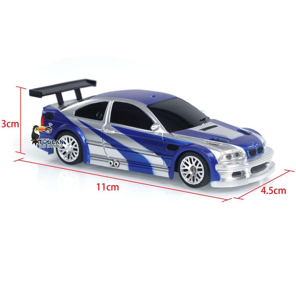 Giroscop îmbunătățit RC 1/43 Mașină de Difting Curse RTR 4WD Tracțiune pe patru roți Model cu Radiocomandă de Mare Viteză 2.4g Mașină de Curse de Drift Mini Cadouri