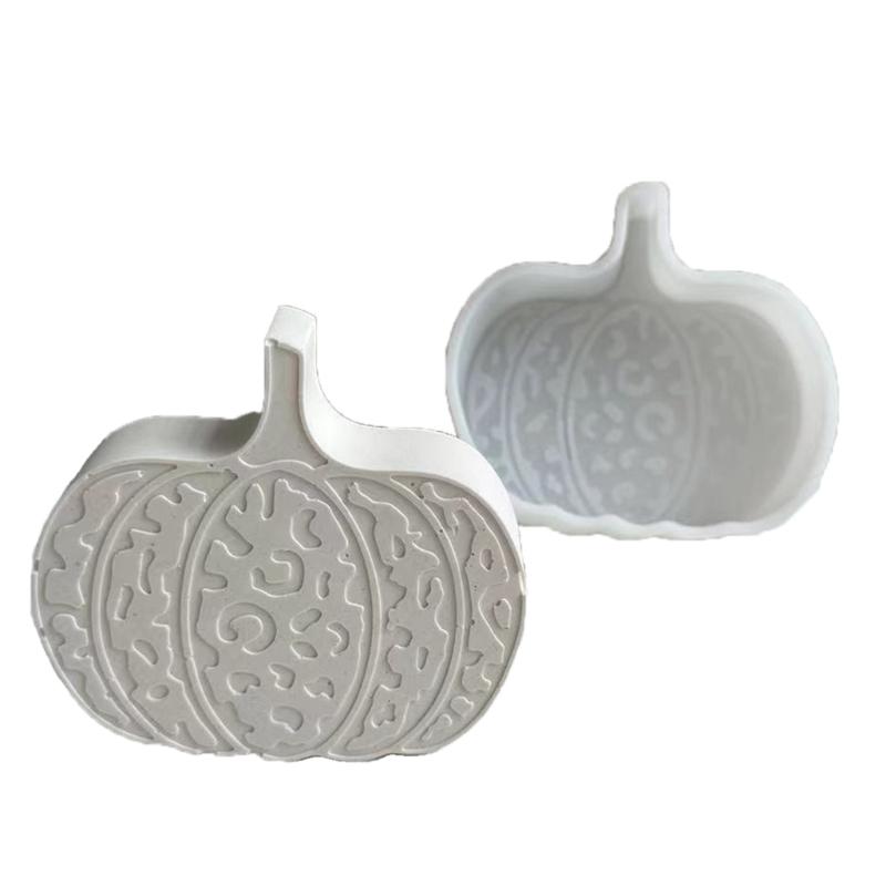 

Silicone Mold Poisons Apples Aromatherapys Candle Resin Mold Pumpkin Gypsum Ornaments Mold Home Dcoration Durable Tool