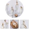 C90A Christmas Manger Decoration 9pcs/set Resin Statue Ornament Jesus Nativity Statue