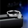Sace Gems Classic  Alloy Zircon Ring Ladies Jewelry Wedding Promise Party Gift
