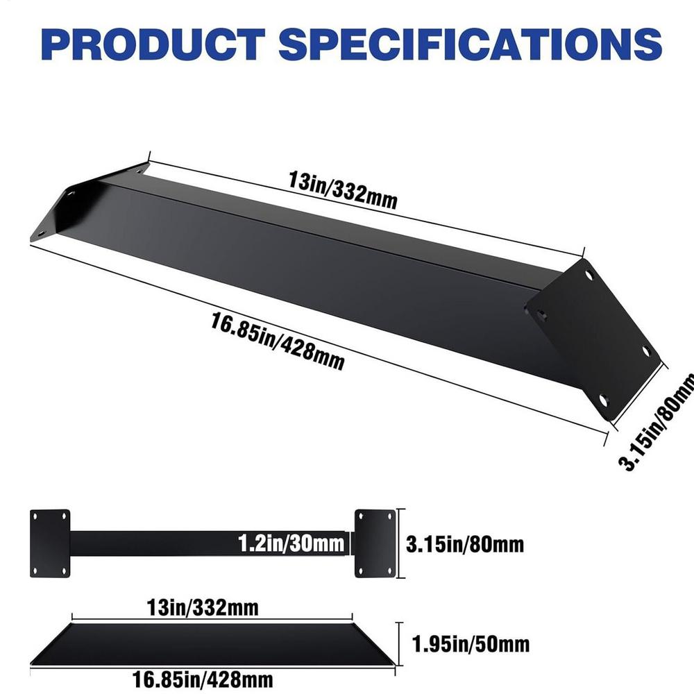 

Pergola Brackets 2 Pieces 45 Degree Pergola Bracket Bookshelf Mounting Stand For Wall Corner Cabinet Headboard Counter Garage чорний