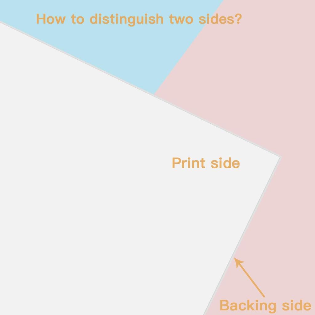 Printable Vinyl Sticker Paper for Inkjet Printer - 8.5"x11" 20 Sheets - Glossy White Printable Vinyl Sheets by JANDJPACKAGING