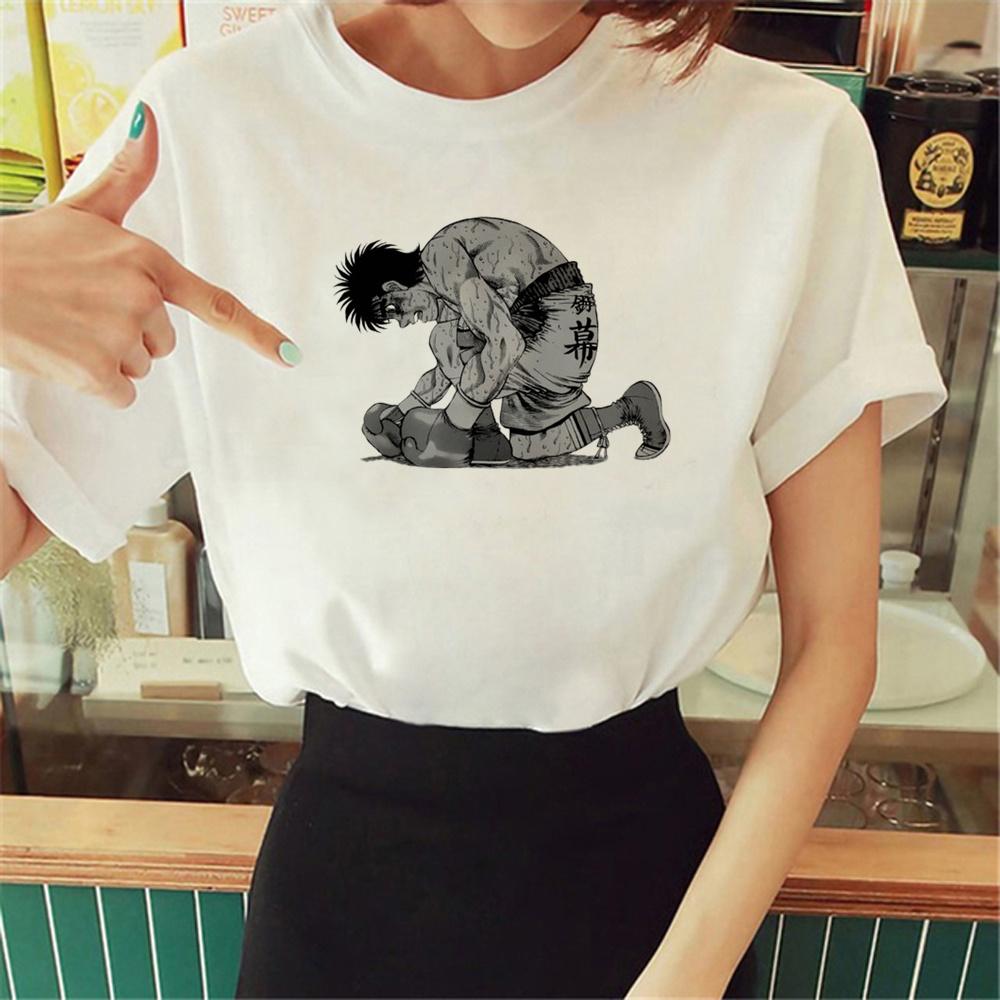 Hajime No Ippo top women designer summer t-shirts female y2k clothes