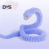 30cm/40cm/60cm 3D Printed Snake Ornament Movable Joints Bedside Table Snake Figurine Prank Toy Desk Decor