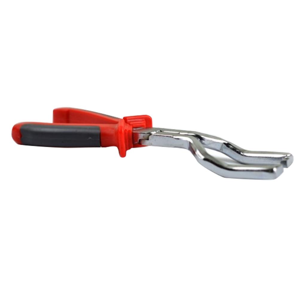 Fuel Line Pliers Steel Comfortable Rubber Handle Fuel Filter Quick Connector Removal Tool for Automo