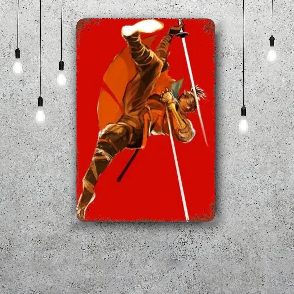 Sekiro Vintage Tin Sign Home Decor Wall Decor Art Wall Mural Room Decoration Decor Retro Metal Sign Plate Bar Posters