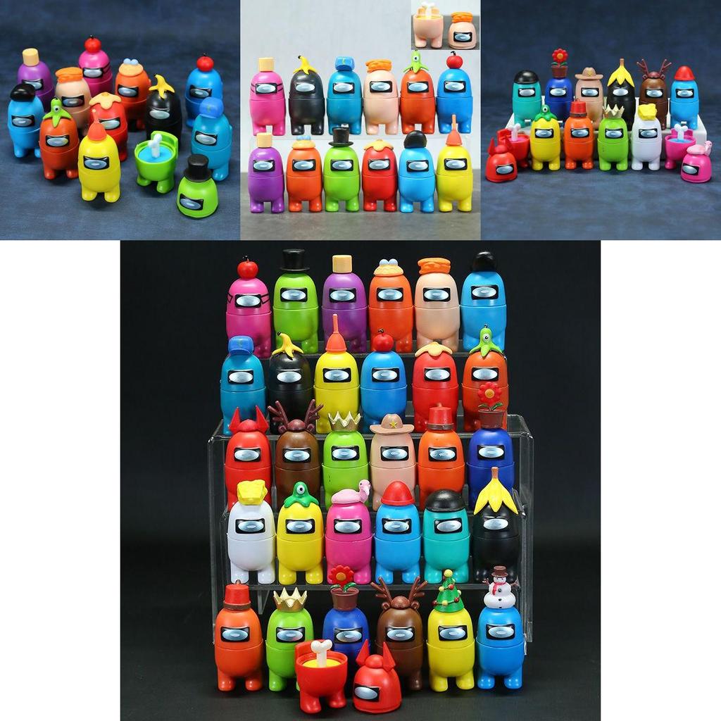 Action Among Us Figures Game Toys Mini Car Decoration Dolls Gift 12pcs 8pcs 7pcs