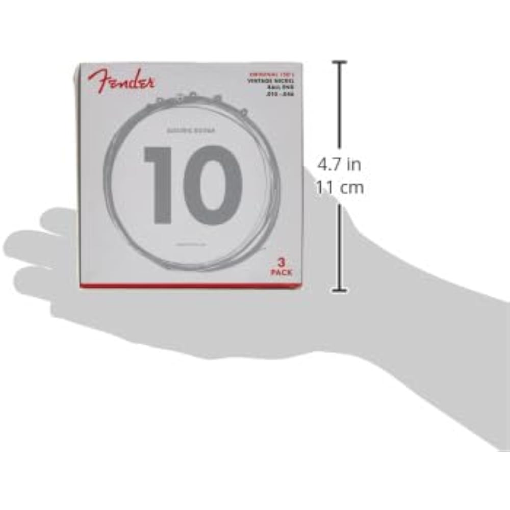 Fender Electric Guitar Strings SuperSonic™ 150R Guitar Strings, Pure Nickel, Ball End, Gauges .01...
